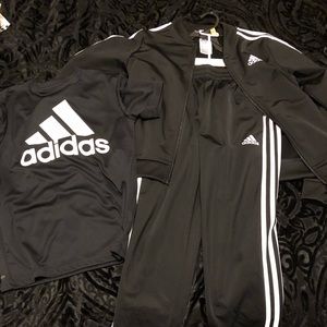 Kids adidas top, bottom, and shirt